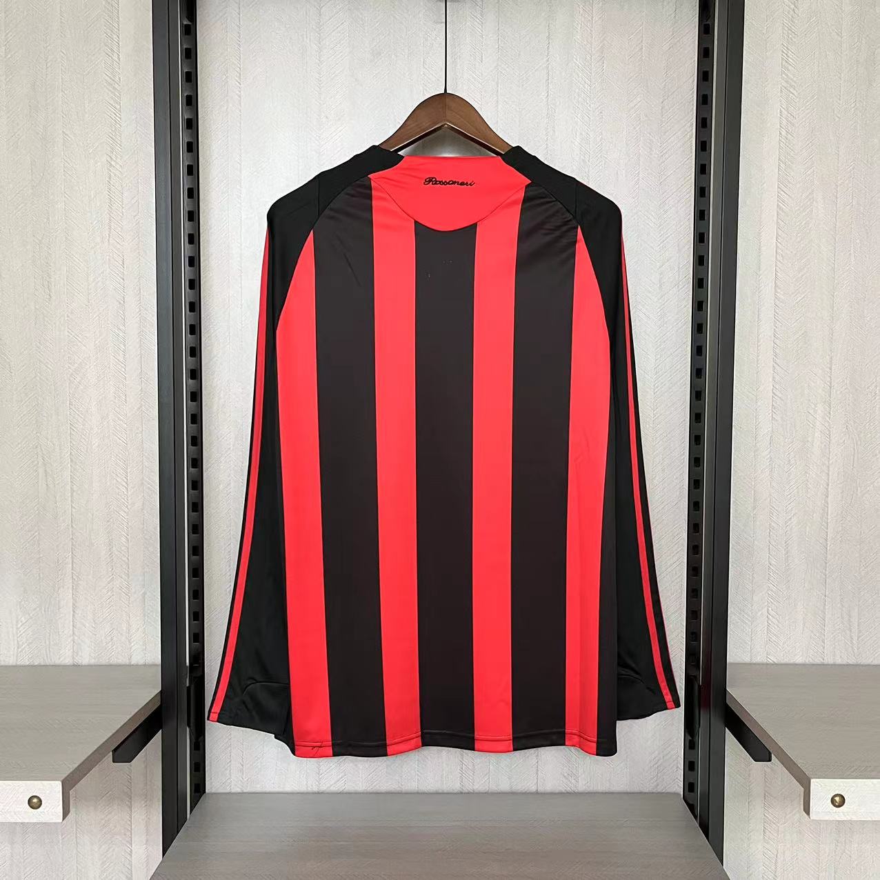 CAMISA RETRÔ MILAN HOME MANGA LONGA 08/09