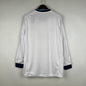 CAMISA REAL MADRID MANGA LONGA RETRÔ HOME 12/13