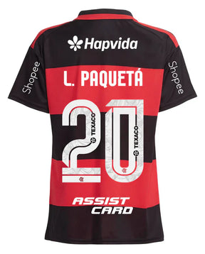 Camisa Flamengo I 2026 L. Paquetá N° 20