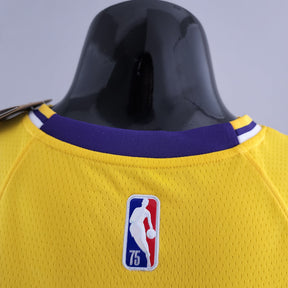 Camisa NBA Lakers #95 Toscano Amarela 75° Aniversário  - 23/24