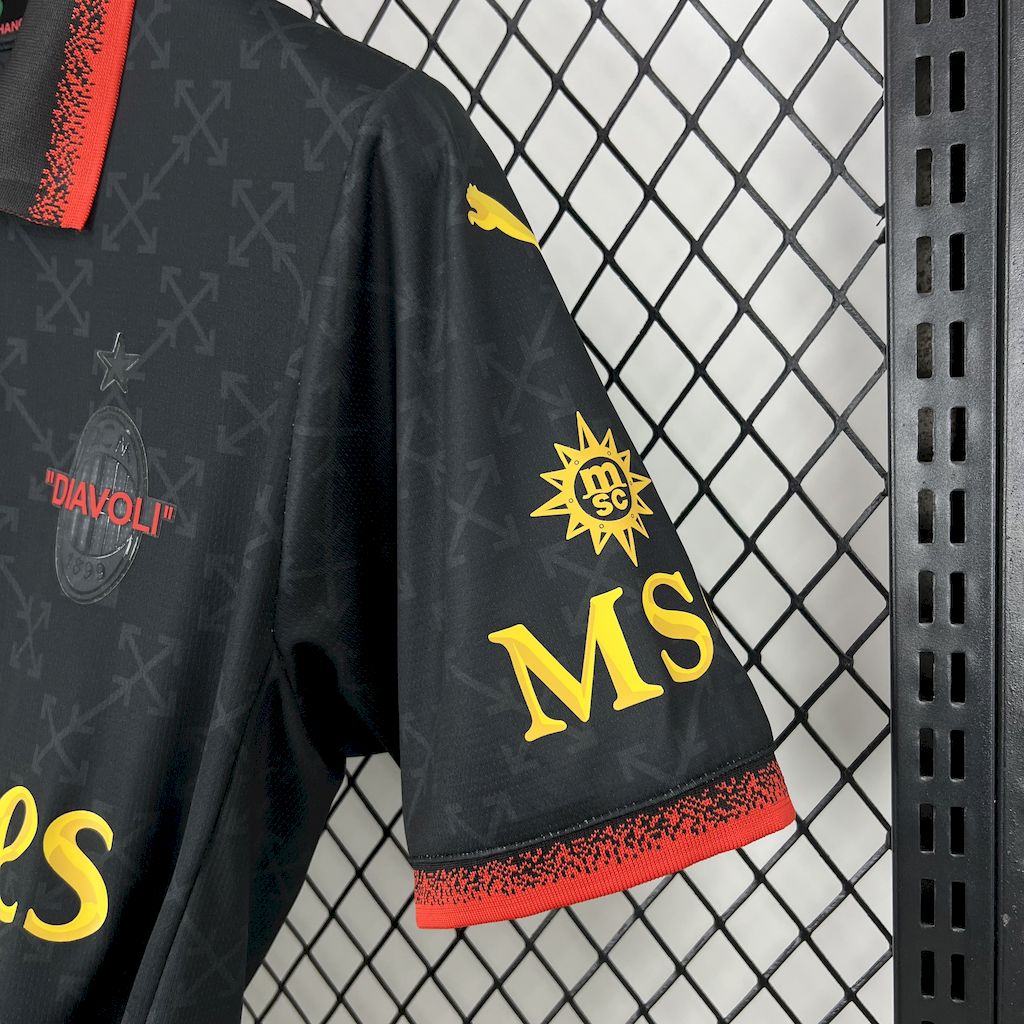 Camisa Milan Co-Branded Edition 25/26 - Torcedor Masculina