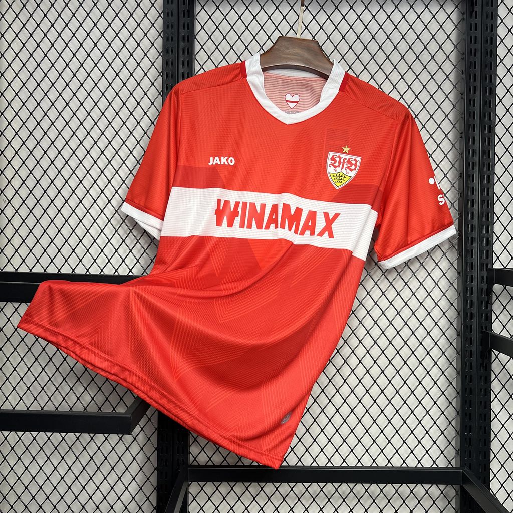 Camisa Stuttgarts Home 24/25 - Torcedor Masculina