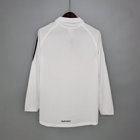 CAMISA REAL MADRID MANGA LONGA RETRÔ HOME 05/06