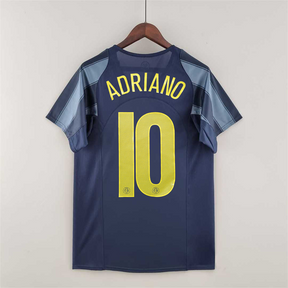 Camisa Retrô Inter de Milão 2004/05 TERCEIRA Azul/Preta