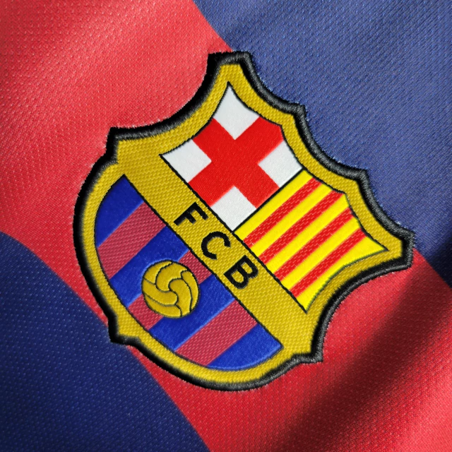 CAMISA RETRÔ  BARCELONA 2015/16 GRENÁ MASCULINA + CHAVEIRO ESPECIAL DE BRINDE