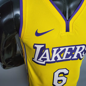 Camisa NBA Lakers #6 James V-neck Nike Connection - 23/24