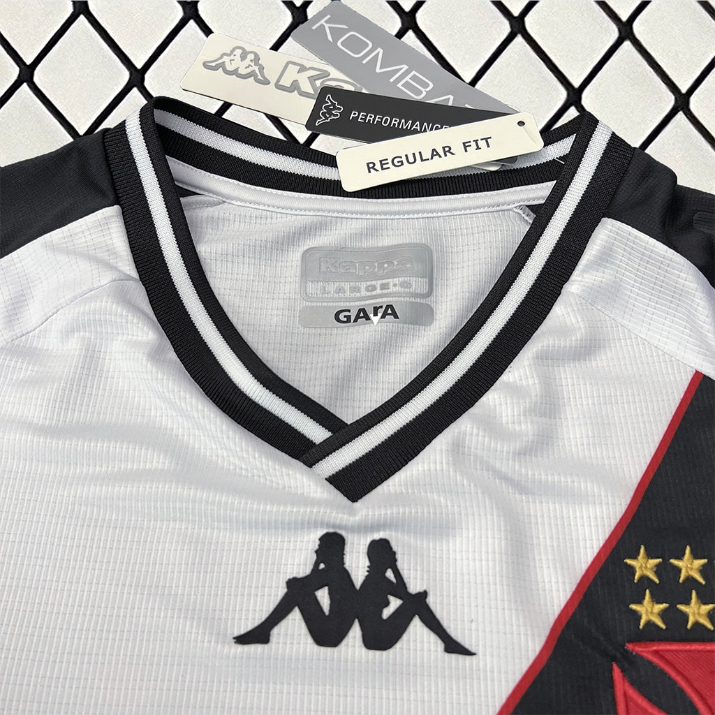 Camisa Vasco da Gama Branca Kappa 24/25 - Versão Torcedor
