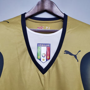 CAMISA RETRÔ ITÁLIA GOLD 2006