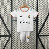 KIT INFANTIL RETRÔ REAL MADRID HOME 13/14