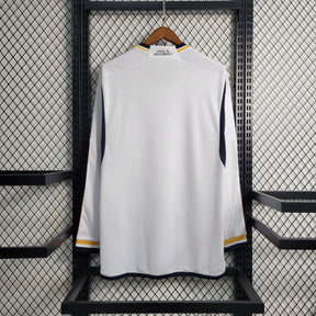 Camisa Real Madrid Home Manga comprida 23/24 - Adidas Torcedor Masculina - Torcedor