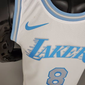 Camisa NBA Lakers #8 Bryant Retro Limited White - 23/24