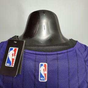 Camisa NBA Lakers #23 James Purple Stripe - 23/24