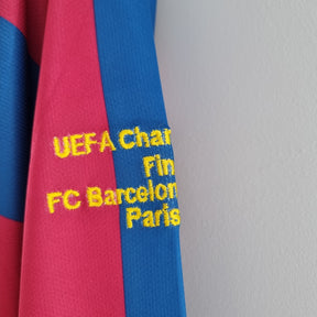CAMISA RETRÔ BARCELONA HOME MANGA LONGA 05/06