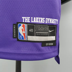 Camisa NBA Lakers #8 Bryant City Edition Purple - 23/24