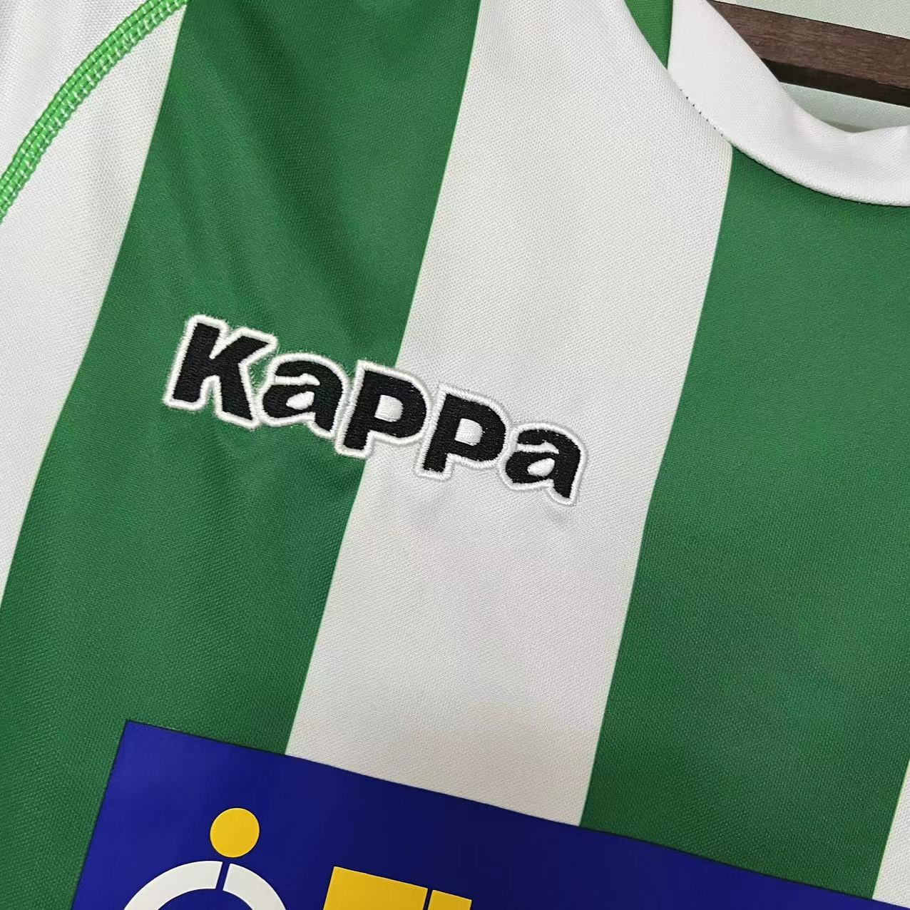 CAMISA RETRÔ REAL BÉTIS HOME 01/02