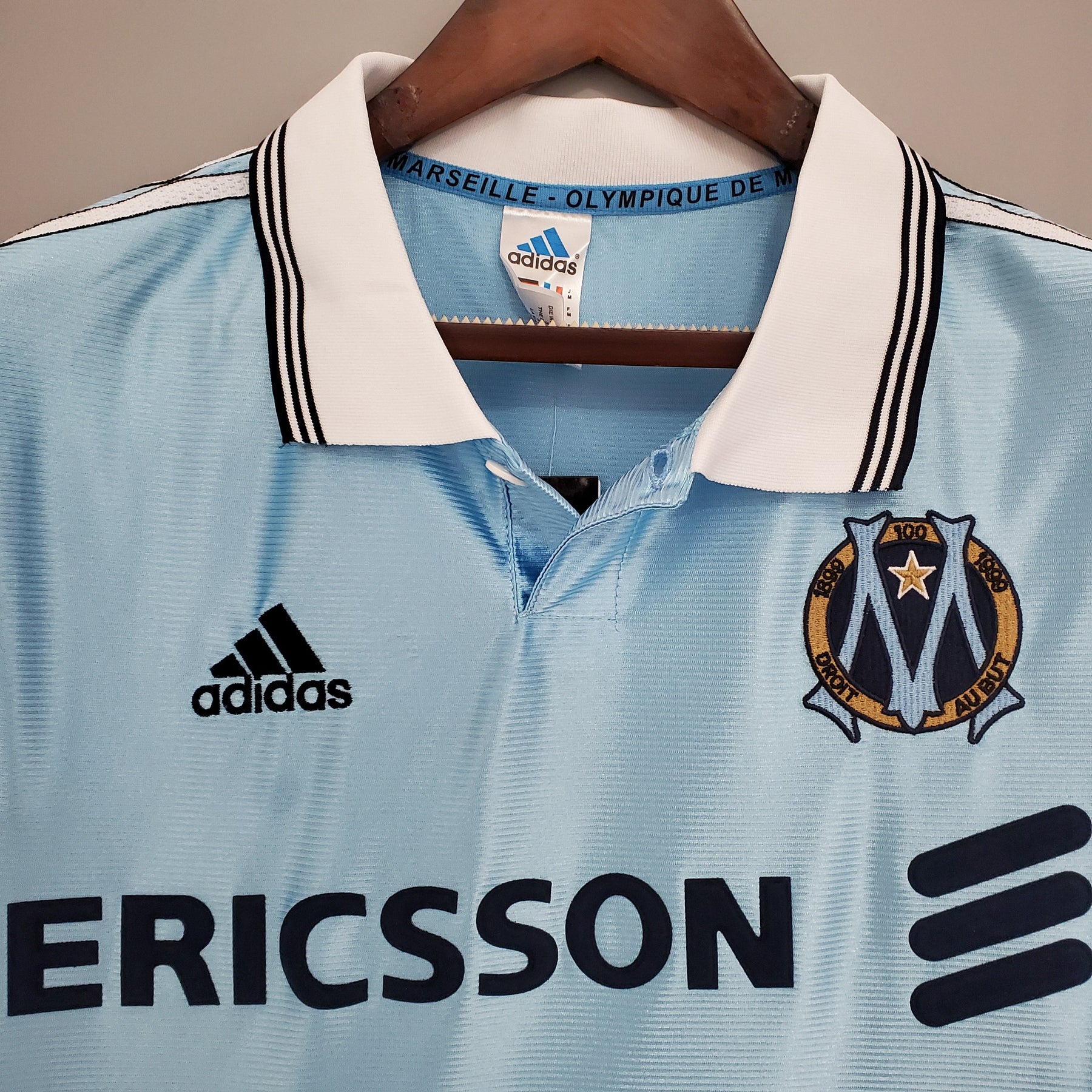 CAMISA OLIMPIQUE DE MARSELHA RETRÔ AWAY 98/99
