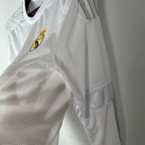 CAMISA REAL MADRID MANGA LONGA RETRÔ HOME 15/16