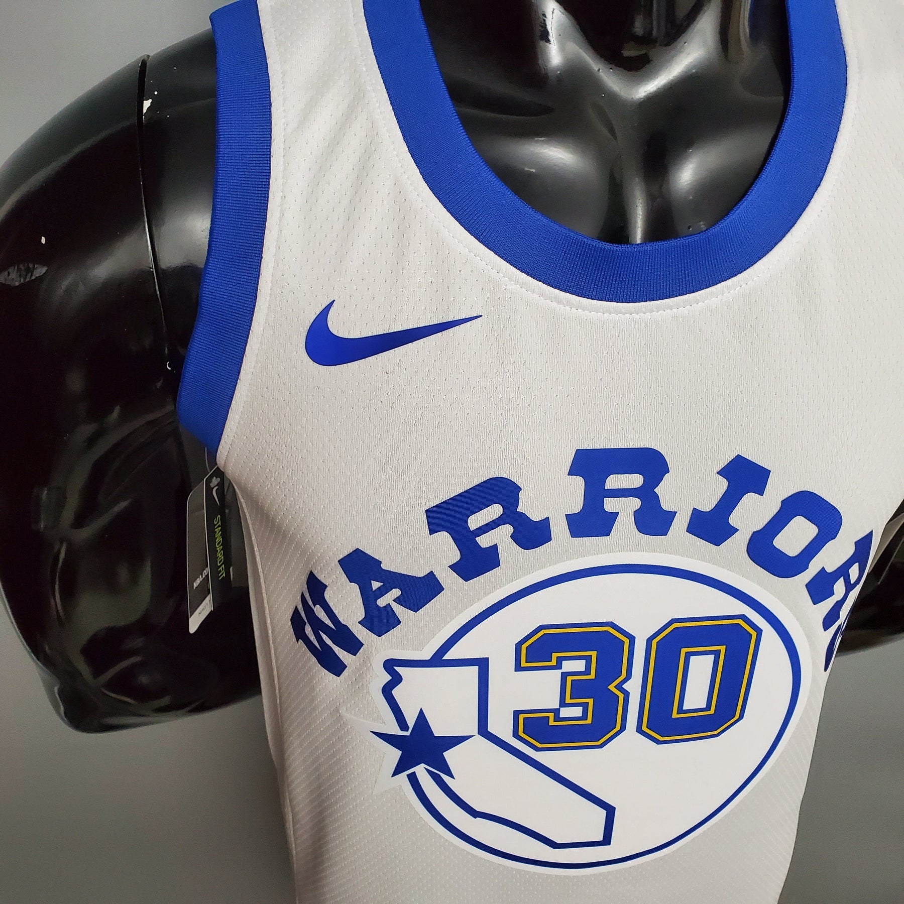 Camisa NBA Golden State Warriors #30 Curry - Retro White
