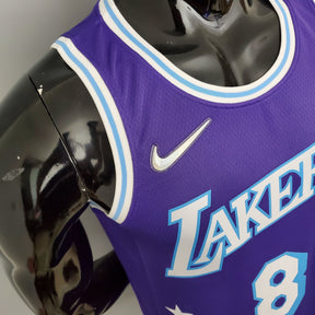 Camisa NBA Lakers #8 Bryant City Edition Purple - 23/24
