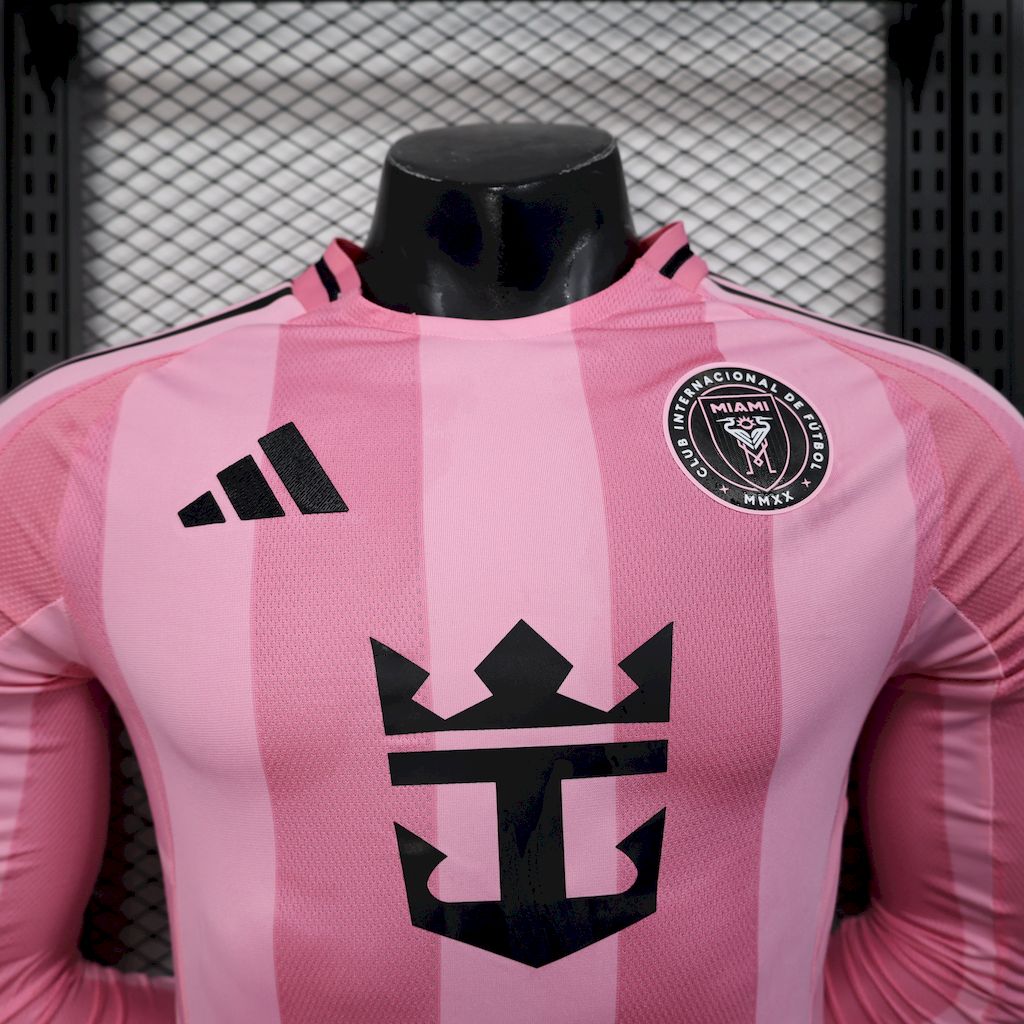 Camisa Inter Miami 25/26 - Versão Jogador Manga Comprida
