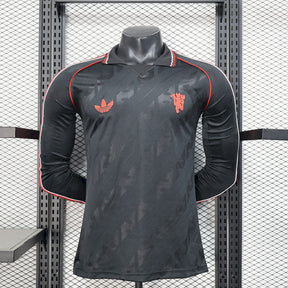 Camisa Manchester United Edição-Especial 25/26 - Versão Jogador Manga Comprida