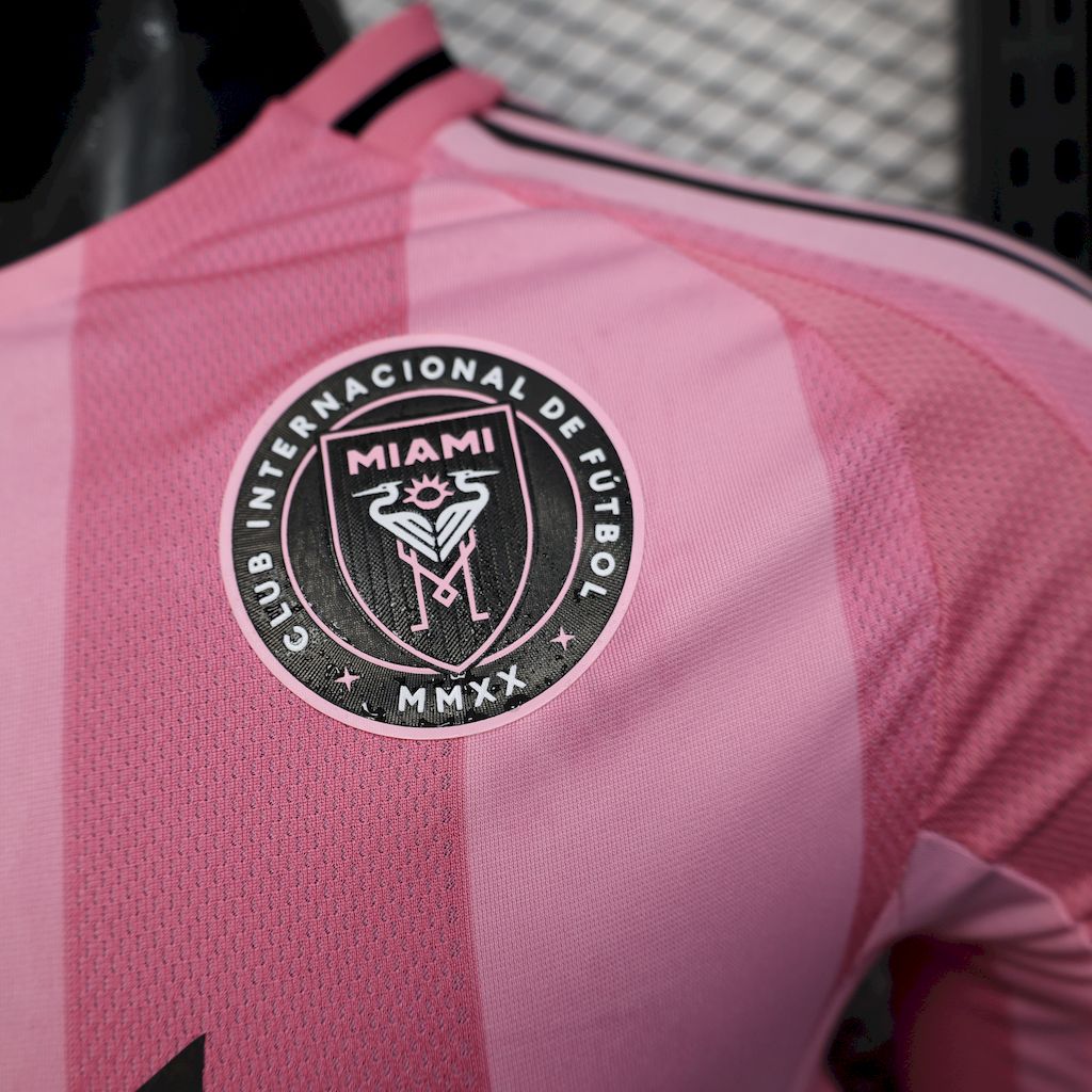 Camisa Inter Miami 25/26 - Versão Jogador Manga Comprida